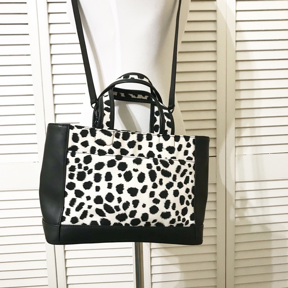 Giani Bernini Black and White Patterned Shoulder Bag